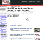 Tablet Screenshot of hatauctions.com